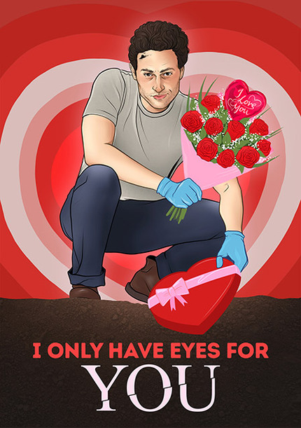 Eyes For You Valentine's Card