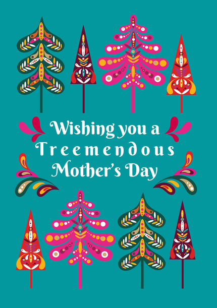 Trees Mother's Day Card