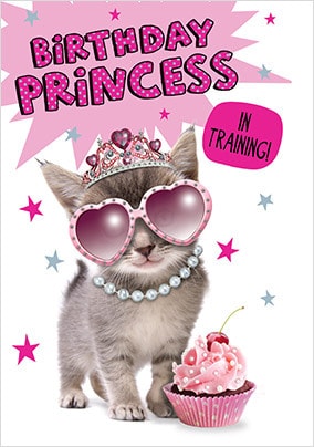 Birthday Princess In Training Card1