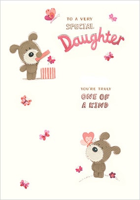 Special Daughter - One Of A Kind Birthday Card