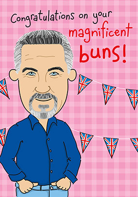 Magnificent Buns Birthday Card