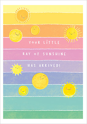 New Baby Sunshine Card