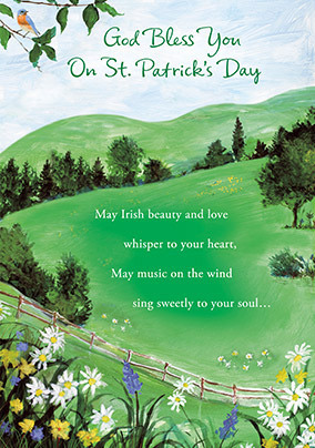 God Bless You St Patrick's Day Card