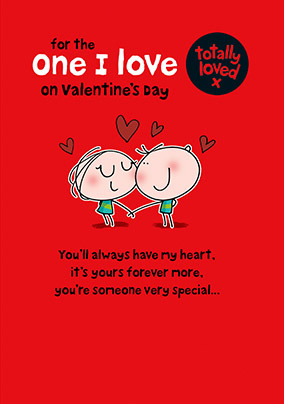 Valentine One I Love Card