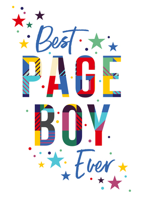 Wedding Day Page Boy Card