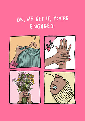 We Get It Engagement Card