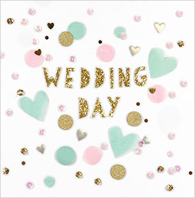 Wedding Day Confetti Card