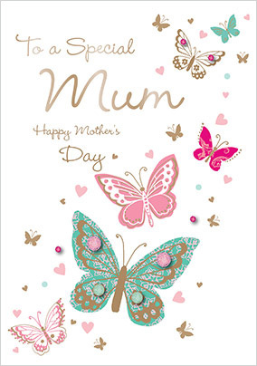 Mother's Day Card - Butterflies