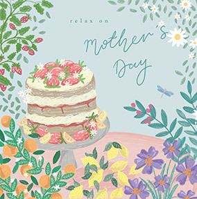 Woodmansterne Relax Mothers Day Card