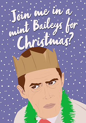Mint Baileys For Christmas Card