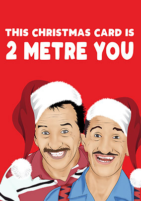 2 Metre You Christmas Card