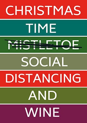 Social-Distancing & Wine Card