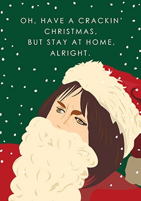Crackin Christmas at Home Card