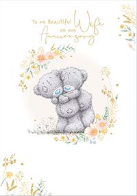 Tap to view Me To You Soft Floral Wife On Our Anniversary Card