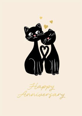 Photo of Kittens Love Anniversary Card