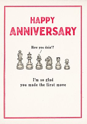 Photo of First Move Anniversary Card