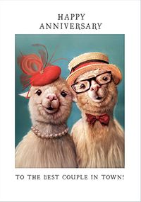 Tap to view Lucia Heffernan To The Best Couple Anniversary Card