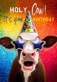 Tap to view Holy Cow Birthday Card