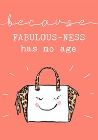 Tap to view Because You're Fabulous Birthday Card