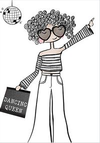 Tap to view Lily Loves Dancing Queen Birthday Card