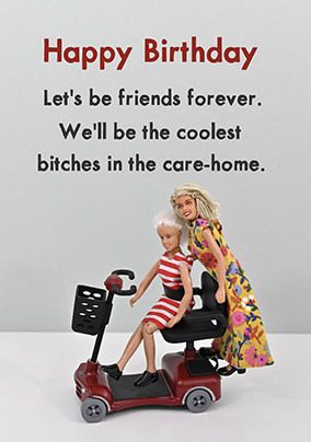 Photo of Coolest Bitches In The Care Home Birthday Card