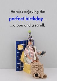 Tap to view Enjoying The Perfect Birthday Card