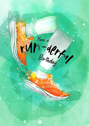 Photo of Run-derful Birthday Card