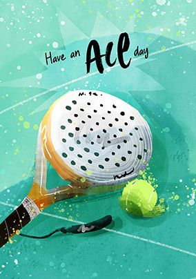 Photo of Tennis Ace Birthday Card