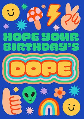 Photo of Dope Birthday Card