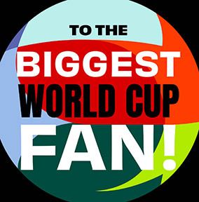 Photo of To The Biggest World Cup Fan Square Birthday Card