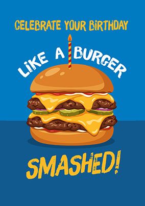 Photo of Smash Burger Birthday Card