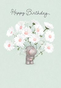 Tap to view Hip Hip Hippo Birthday Daisies Card