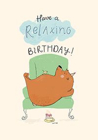 Tap to view Tibbe Relaxing Birthday Card