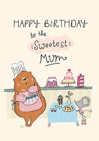 Tap to view Tibbe Sweetest Mum Birthday Card