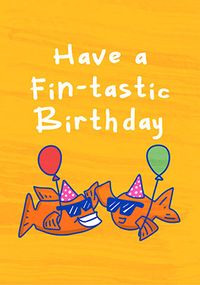 Tap to view Fintastic Birthday Card