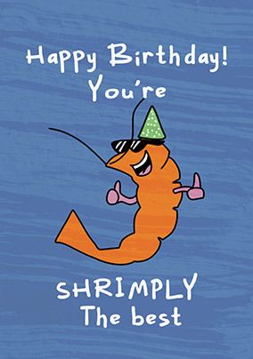 Photo of Shrimply The Best Birthday Card