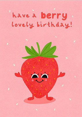 Berry Lovely Birthday Card