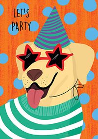 Tap to view Sassy Paws Labrador Birthday Card