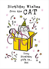 Tap to view Birthday Wishes From The Cat Card