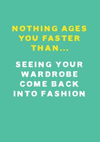 Tap to view Fashion Comeback Birthday Card