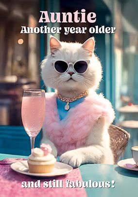 Photo of Still Fabulous Auntie Birthday Card