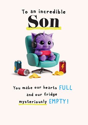 Photo of Wimzee Son Birthday Card