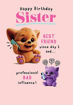 Photo of Wimzee Sister Birthday Card