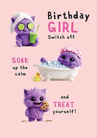 Tap to view Wimzee Birthday Girl Card