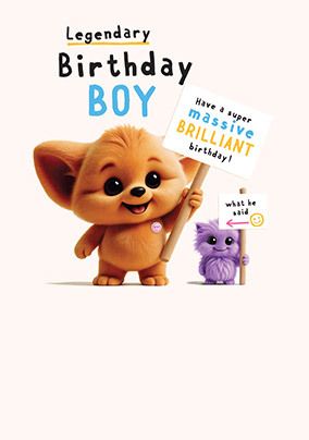 Photo of Wimzee Birthday Boy Card