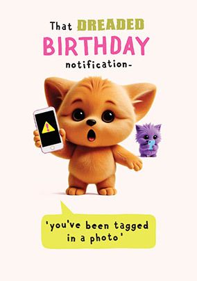 Photo of Wimzee Birthday Notification Card