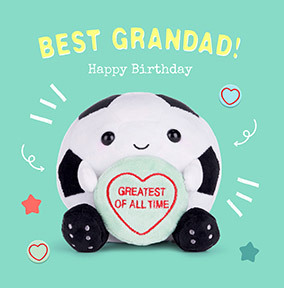 Swizzels Love Hearts Greatest Of All Time Grandad Square Birthday Card