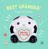 Tap to view Swizzels Love Hearts Greatest Of All Time Grandad Square Birthday Card