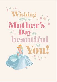 Tap to view Cinderella As Beautiful As You Mother's Day Card