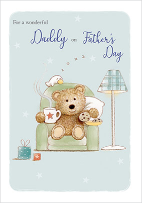 Barley Bear To Daddy On Father's Day Card